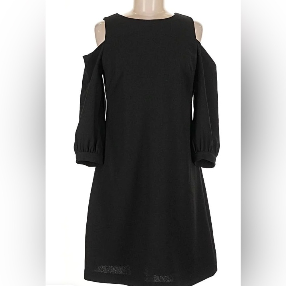 Eliza J Black Cold Shoulder Beautiful Dress